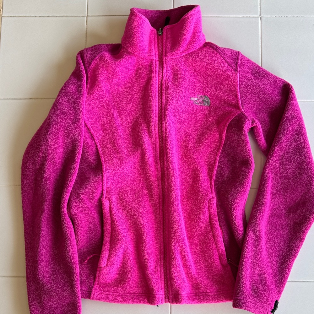 The North Face Kids Bright Pink Fleece Jacket